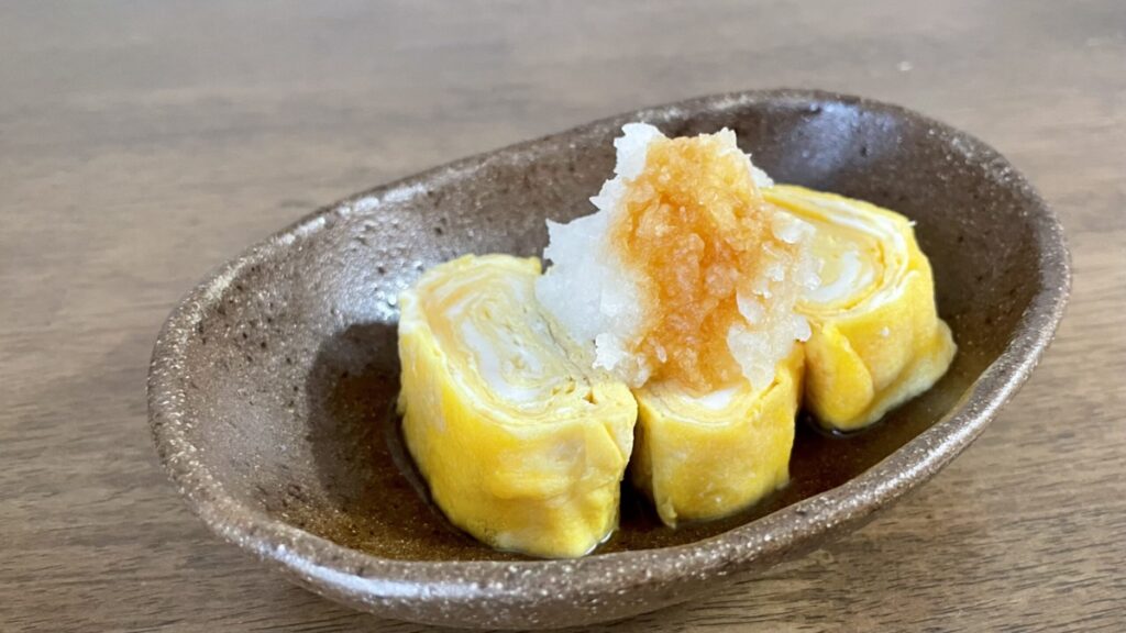 昼 ダイエットメニュー 卵焼き+大根おろし